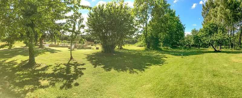 Orangerie - Pool seen from the Summer House